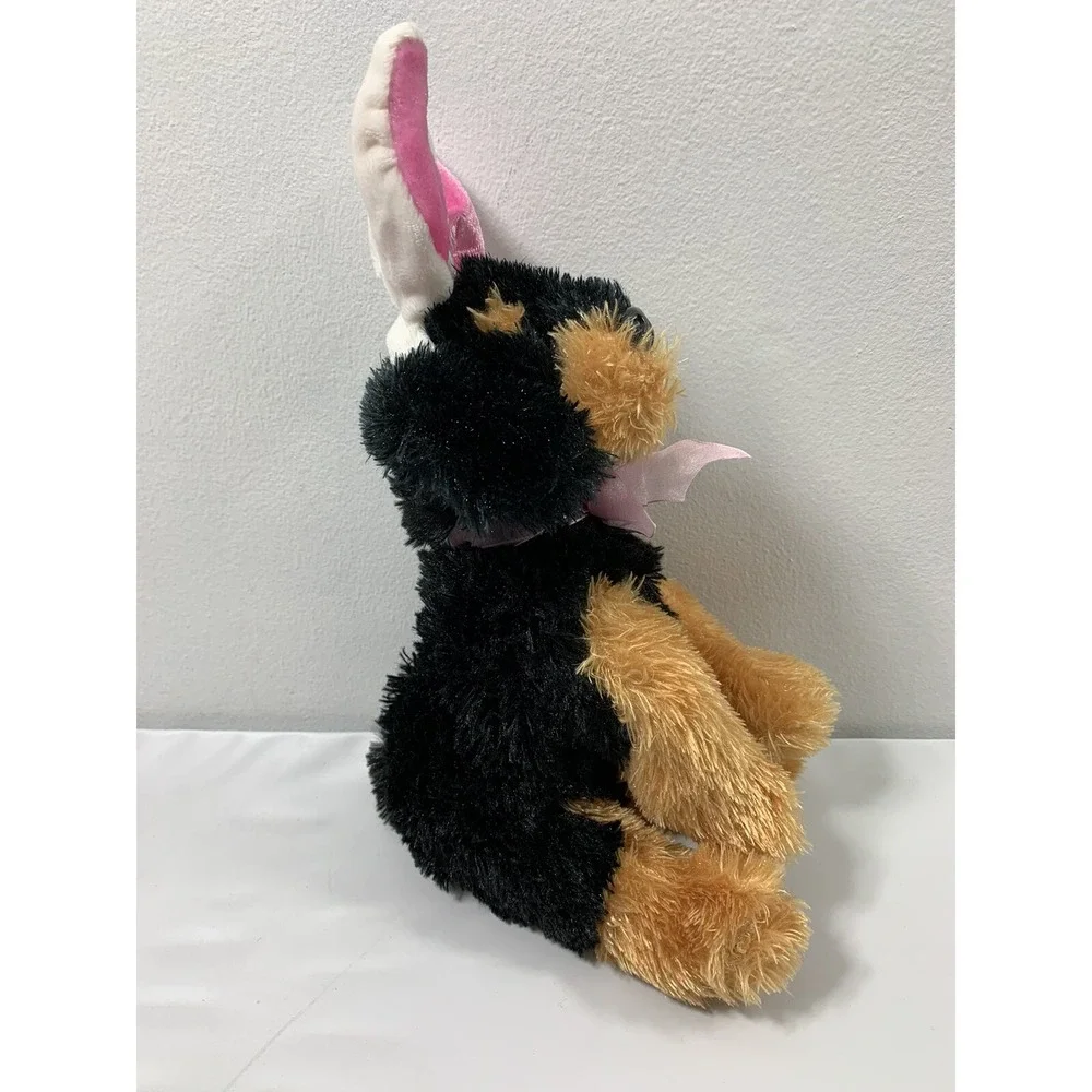 DanDee Plush Terrier Puppy Dog with Bunny Rabbit Ears Stuffed‎ Animal Toy NOS